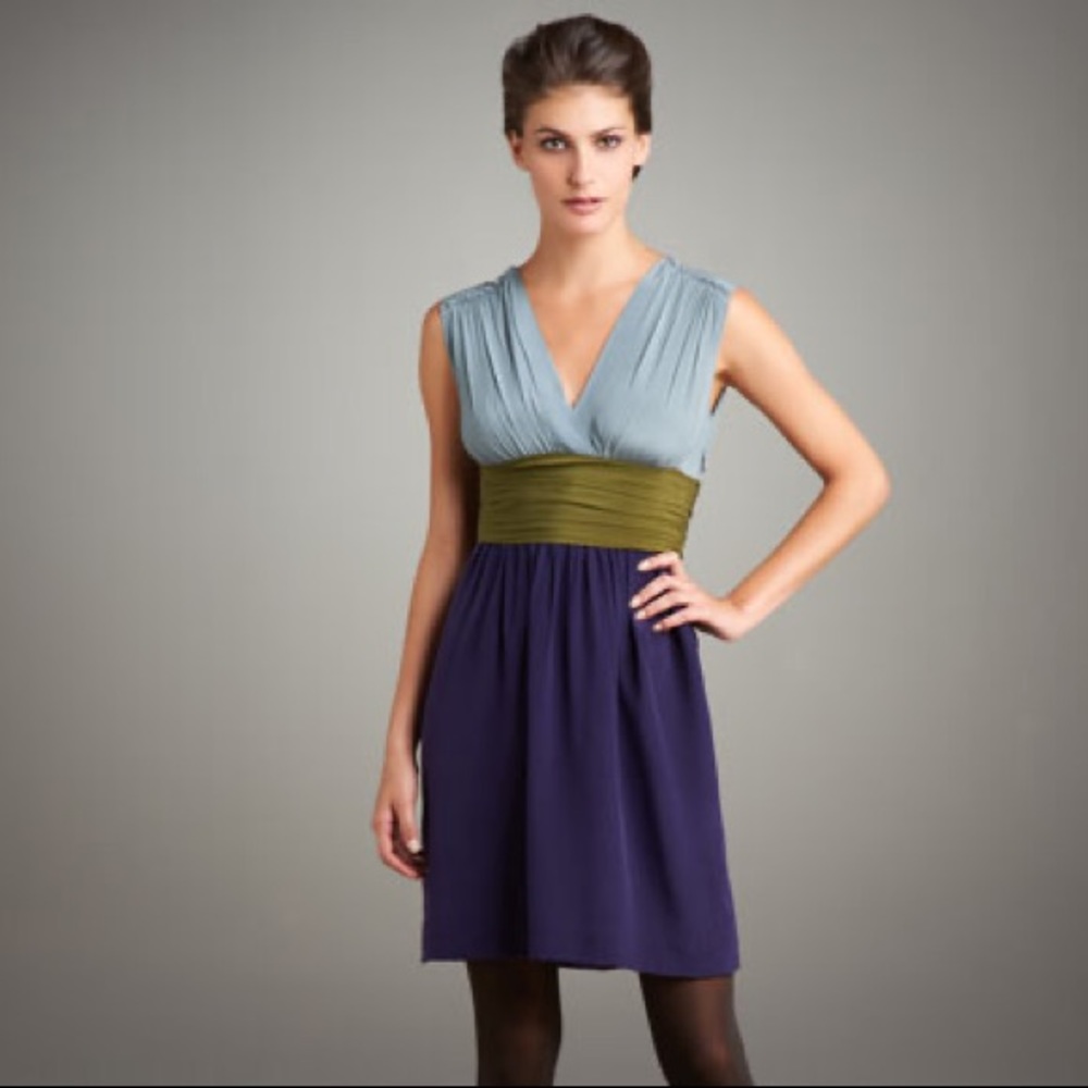 Philosophy di Alberta Ferretti Color Block Dress